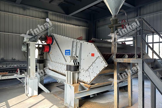 Silica sand washing and desliming technology