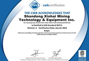 Canadian Welding Bureau CSA Standards Company Certification