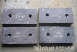 High chromium cast iron liners