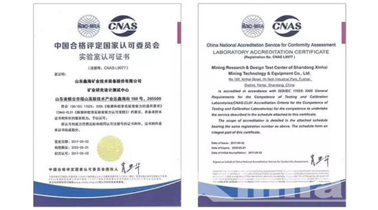 CNAS Certification