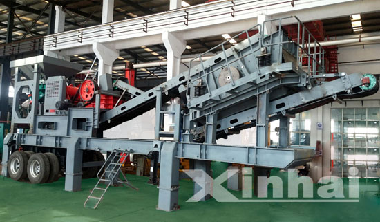 Xinhai mobile crushing plant