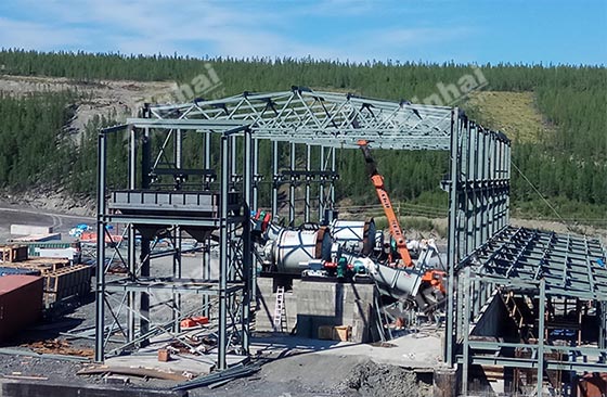 Project construction  site in Russia