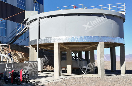 Thickener-of-Morocco-500tpd-silver-ore-flotation-project