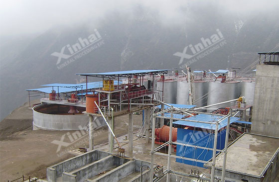 China Gansu 1000tpd gold processing project