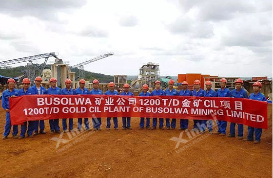 Tanzania 1200tpd gold processing project
