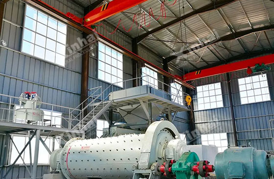 Ball mill in iron processing plant