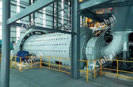 ball mill in copper processing plant