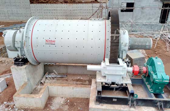 ball mill machine manufactured from xinhai for test