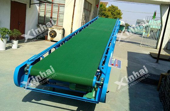 belt conveyor designed by xin hai for sale