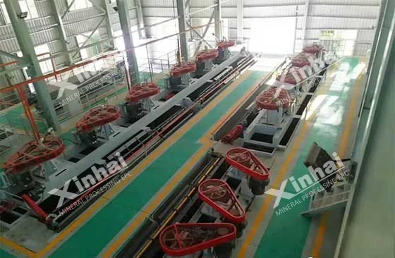 installed flotation machine in ore beneficiation plant