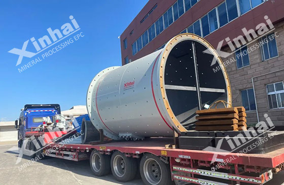 semi products ball mill machine shipment in xinhai