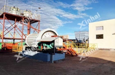 xinhai ball mill woking in ore dressing site