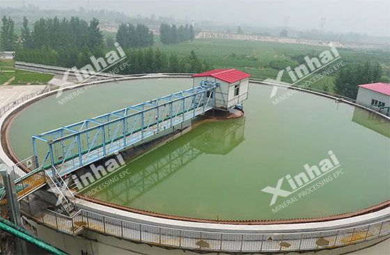 thickener machine installed in ore dressing plant