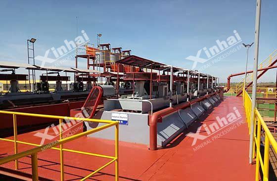 xinhai flotation cell used in graphite ore beneficiation plant