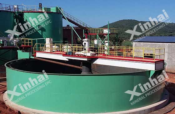 xinhai thickener machine for lithium ore beneficiation