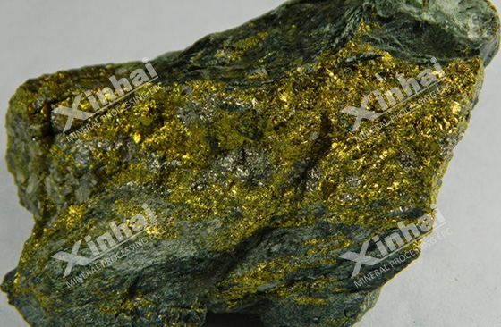 Chalcopyrite copper ore