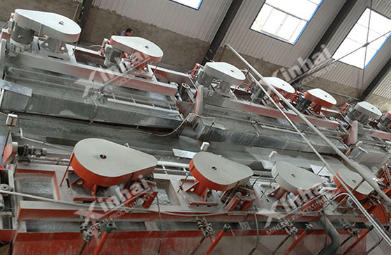 efficient flotation group for quartz sand production