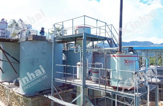 gold ore beneficiation plant designed by xinhai