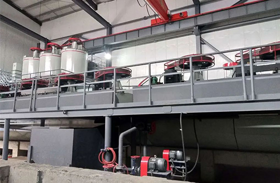 mineral flotation system in ore dressing plant