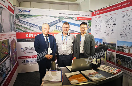 Booth of Xinhai Mining