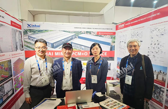 Booth of Xinhai Mining