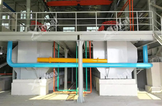 flotation system used for copper ore processing