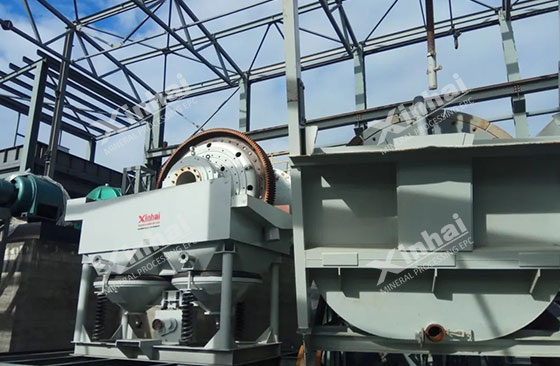 jig machine for fluorite ore processing