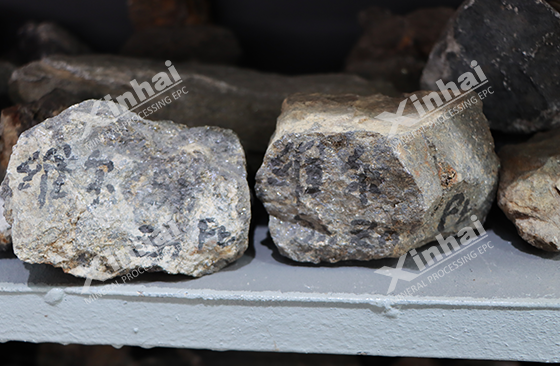 lead zinc ore sample