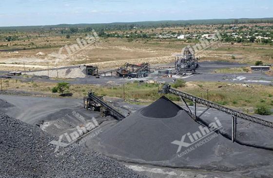 mineral reprocessing plant