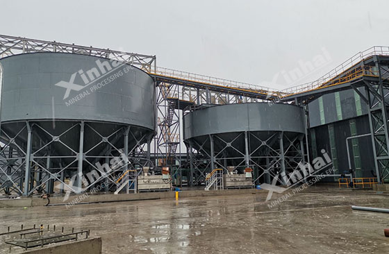 thickener machine in iron ore processing plant