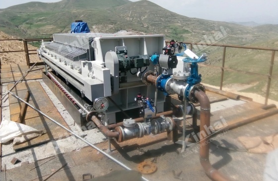 Fluorite-tailings-filter-press