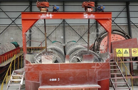 Soda-feldspar-equipment