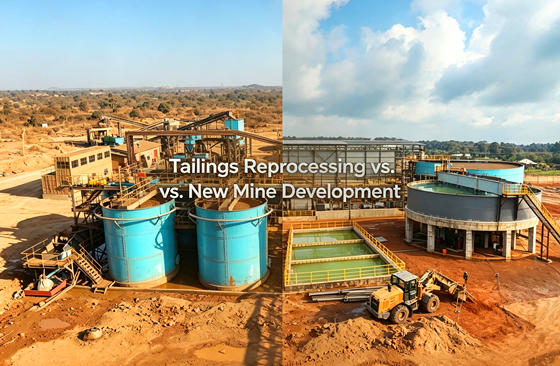 Tailings Reprocessing vs. New Mine Development